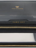 Anya Hindmarch logo-branded see-through plastic case, UK version