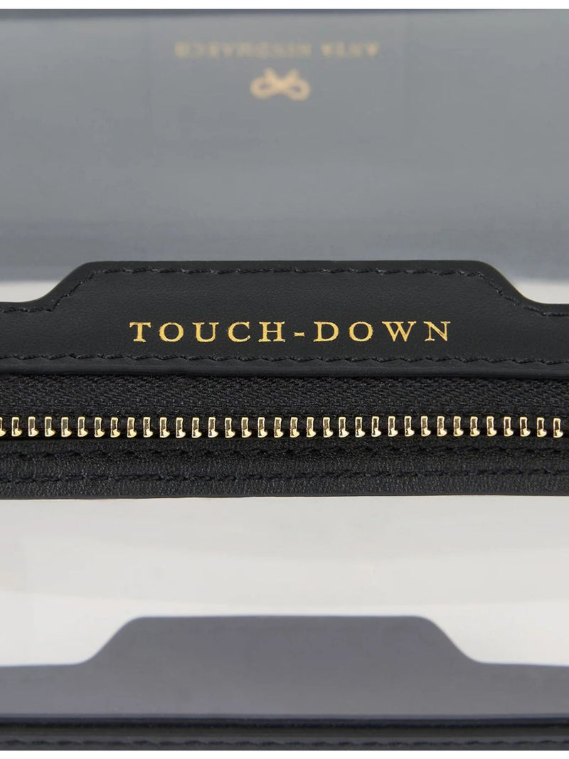 Anya Hindmarch logo-branded see-through plastic case, UK version