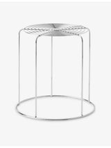 selfridges &Tradition Verner Panton 1981 Wire Steel Stool 42cm Height- Buy online at McGrocer
