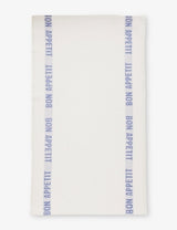 selfridges Charvet Editions Bon Appetit Linen Tea Towel 45cm x 75cm- Buy online at McGrocer