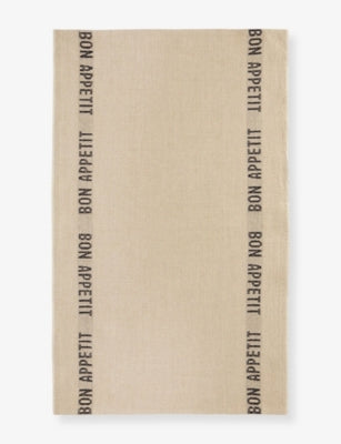 Charvet Editions Bon Appetit Linen Tea Towel 45cm x 75cm