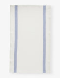 Lustucru checkerboard linen tea towel 45cm x 75cm (British brand)