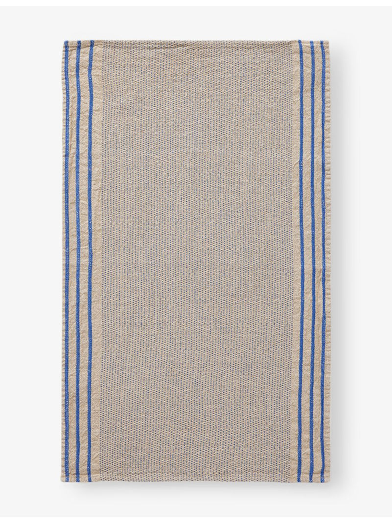 Charvet Editions striped linen tea towel 45x70cm, imported from the UK