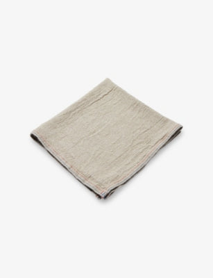 Charvet Editions Empreinte Linen Napkin 43cm