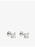 The Diamond Lab 18ct white gold lab-grown diamond earrings 2.03ct, UK version
