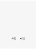 The Diamond Lab 1.70ct emerald-cut diamond earrings 18ct white gold, UK version