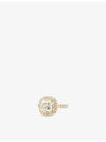 The Diamond Lab 3.62ct lab-grown cushion-cut diamond ring, 18ct gold (British brand)