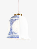 SELETTI Lauvia porcelain suspension lamp 24cm, imported from the UK