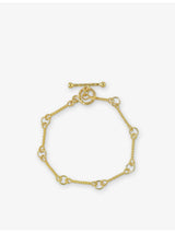 selfridges Ece London The Roman Chain 22ct Yellow Gold Vermeil Bracelet 20cm- Buy online at McGrocer