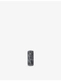 Biiju leopard ring in black rhodium-plated sterling silver, UK version