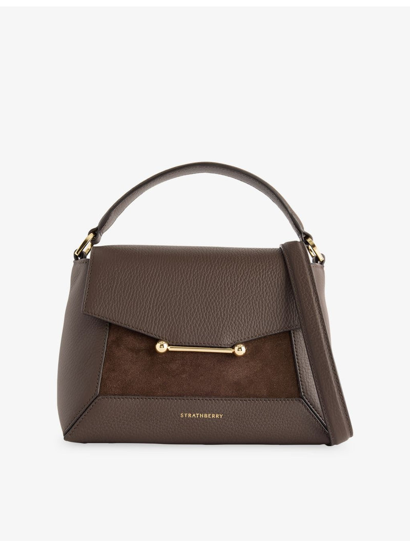 Strathberry Mosaic leather top handle bag, UK version