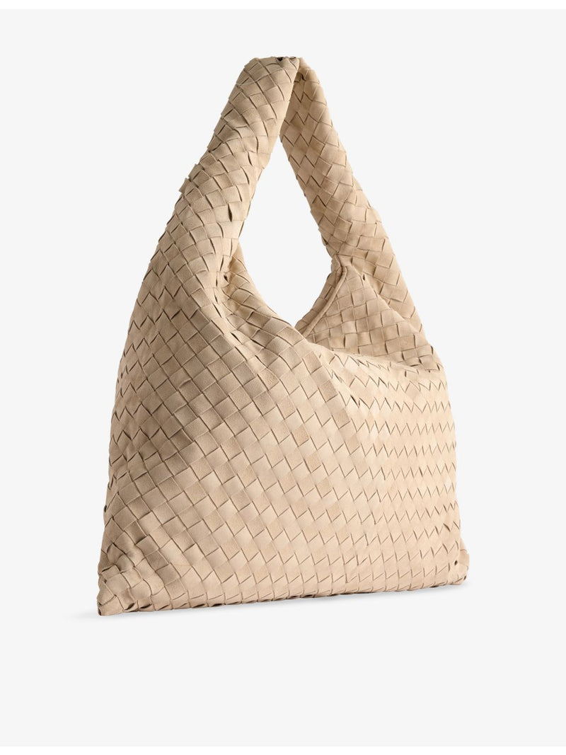 Bottega Veneta Hop large suede shoulder bag (British brand)