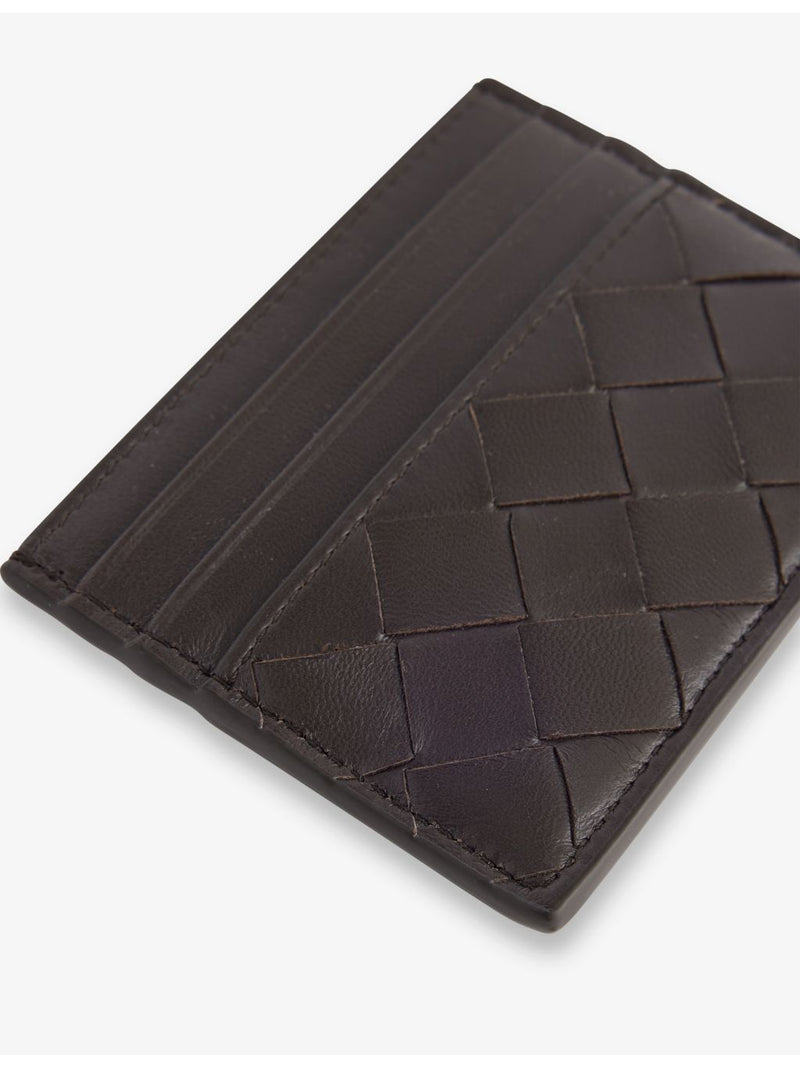 Bottega Veneta Intrecciato-Weave leather card holder nappa leather - British product