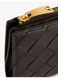 Bottega Veneta Intrecciato compact leather wallet, UK version