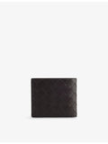 Bottega Veneta leather bifold wallet with Intrecciato weave, imported from the UK