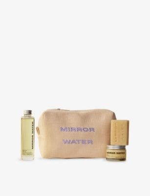 Mirror Water The Comfort Set skincare trio (British brand)