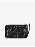 Zadig&Voltaire coated-canvas card holder 13.5cm (British brand)