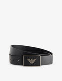 Emporio Armani Branded-Buckle Leather Belt