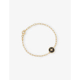 selfridges Astley Clarke Polaris 18ct Yellow Gold Vermeil and Black Onyx Locket Bracelet- Buy online at McGrocer