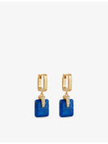 Astley Clarke drop huggies earrings in 18ct yellow gold (British brand)