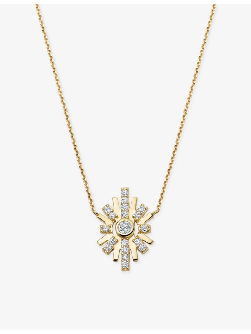 Astley Clarke 14ct gold lab-grown diamond pendant necklace - British product