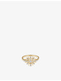 Astley Clarke Atomic 14ct yellow gold 0.236ct diamond ring (British brand)