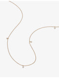 Astley Clarke 14ct yellow-gold diamond necklace 0.17ct (British brand)
