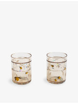 selfridges Konges Sløjd Lemon Glitter-Filled Plastic Cups 2-Pack 180ml- Buy online at McGrocer