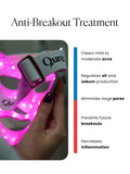 Qure Skincare Q-Rejuvalight Pro light therapy face mask, UK version