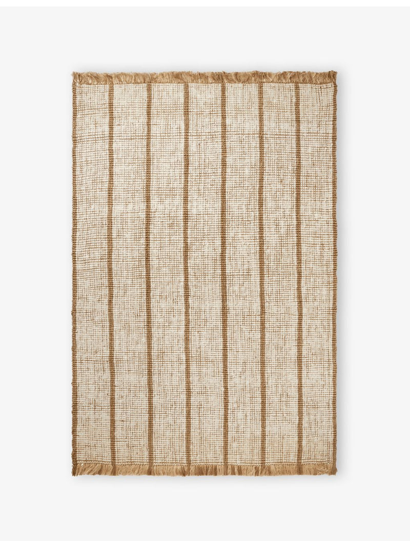 ferm LIVING Athens striped jute rug 200 x 300cm (British brand)