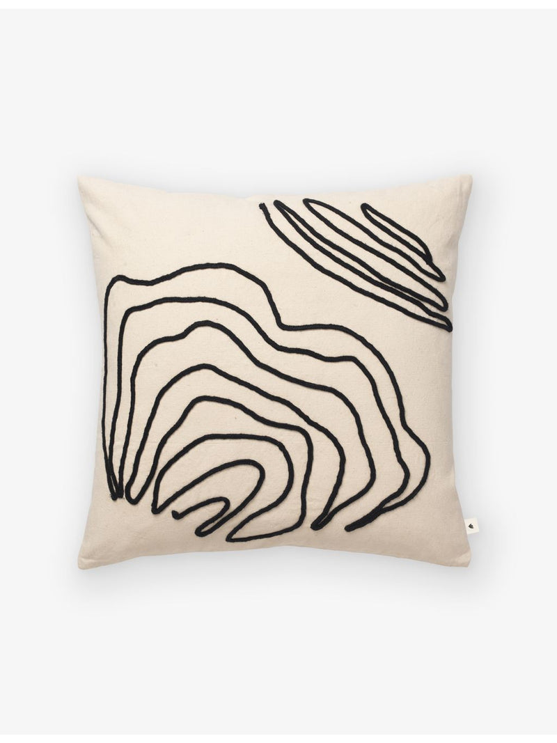 ferm Living Jot cotton cushion 50x50cm, UK version