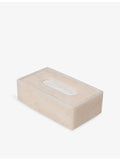 ferm LIVING resin tissue box, pearly resin, 12x7x21.5cm (British brand)