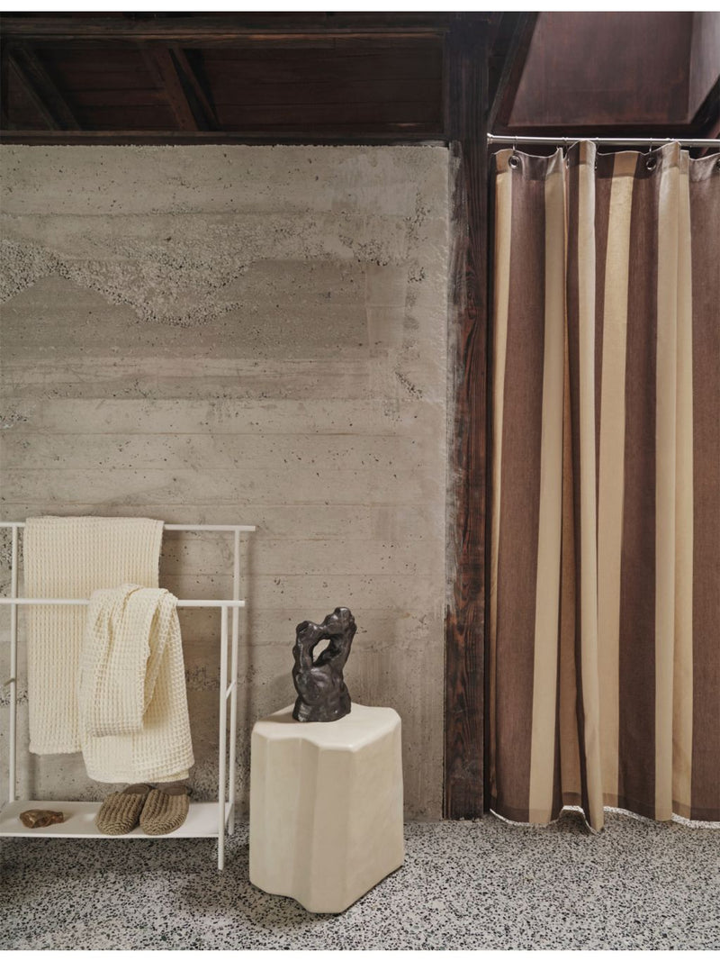 ferm LIVING chambray cotton shower curtain 160x205cm (British brand)