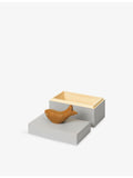 ferm LIVING Mist Harbour fish-handle wooden box, imported from the UK