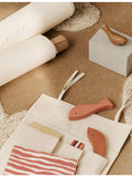 ferm LIVING Mist Harbour fish-handle wooden box, imported from the UK