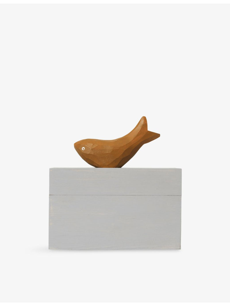 ferm LIVING Mist Harbour fish-handle wooden box, imported from the UK