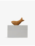 ferm LIVING Mist Harbour fish-handle wooden box, imported from the UK