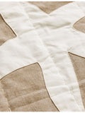 Kove quilted cotton blanket with appliqué pattern 120cm x 80cm, UK version