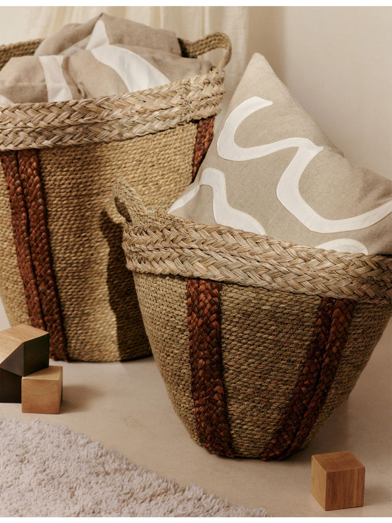 Ferm Living Mar woven baskets set of two, UK version