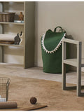 ferm LIVING crocodile embroidered cotton storage (British brand)