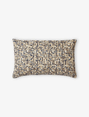 The Conran Shop Quinn rectangle cotton cushion 30x50cm, imported from the UK