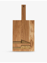 selfridges Woodsea Cheese Board with Knives 55cm x 20cm- Buy online at McGrocer