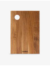 selfridges Woodsea Brand-Embossed Wooden Chopping Board 33cm x 22cm- Buy online at McGrocer