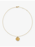 Monica Vinader initial H stamp necklace 41-46cm chain (British brand)