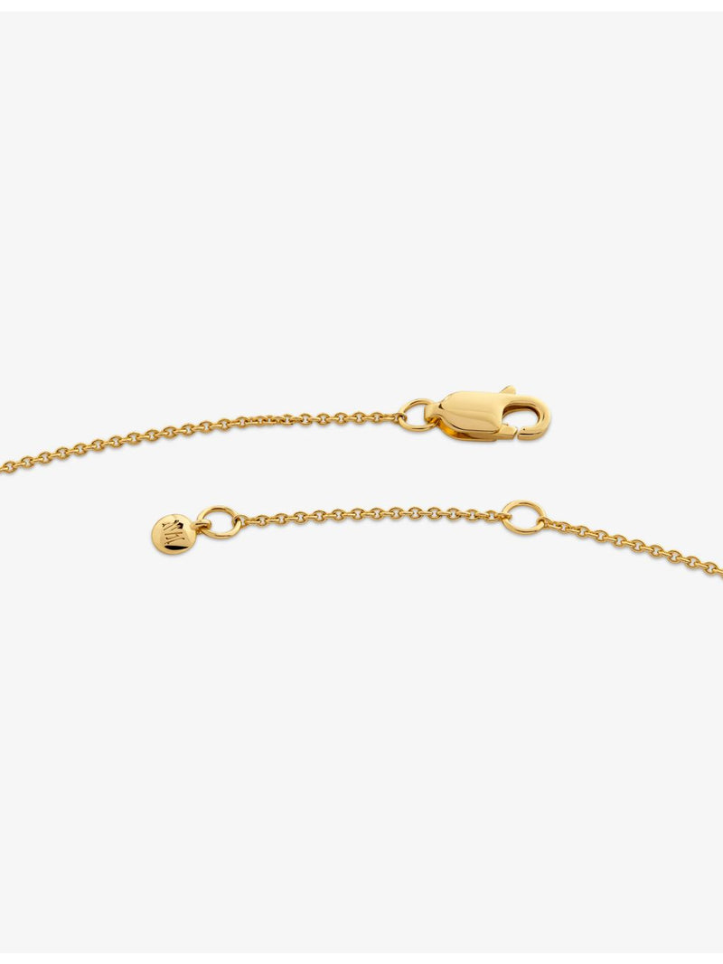 Monica Vinader initial R bracelet 18ct yellow gold vermeil - British product