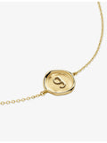 Monica Vinader gold initial G bracelet, UK version