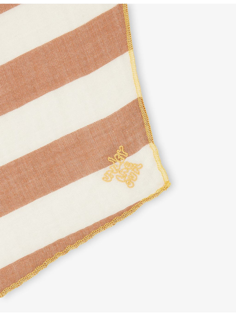 Organic Zoo striped kids cotton scarf, imported from the UK
