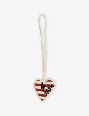 Zadig&Voltaire heart leather keyring 6cm - British product