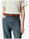 Christian Louboutin Chambeliss leather belt 3.5cm (British brand)