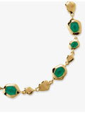 Monica Vinader onyx and gold vermeil bracelet, imported from the UK